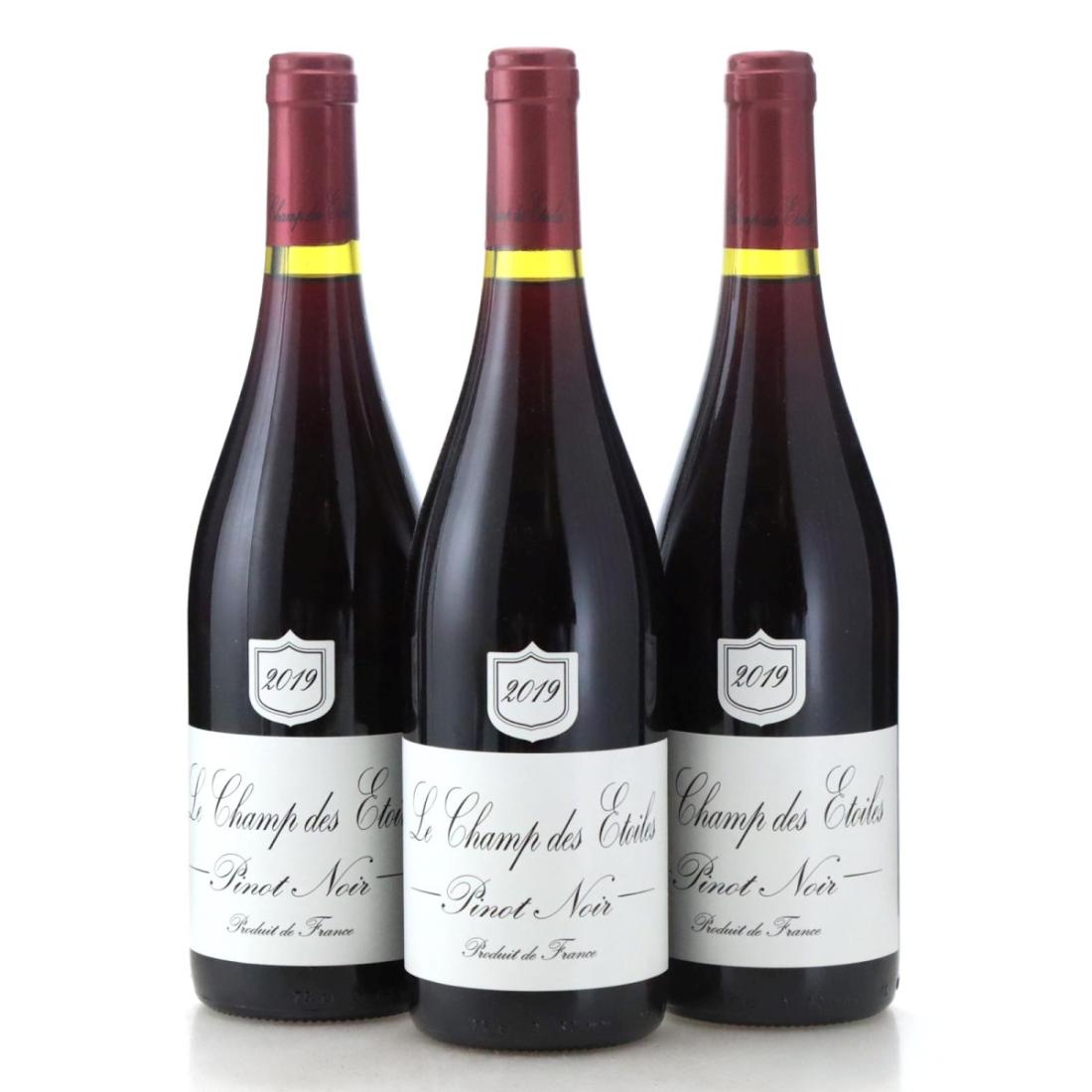 Image for Le Champ des Etoiles Pinot Noir 2019 Pays d'Oc x 3