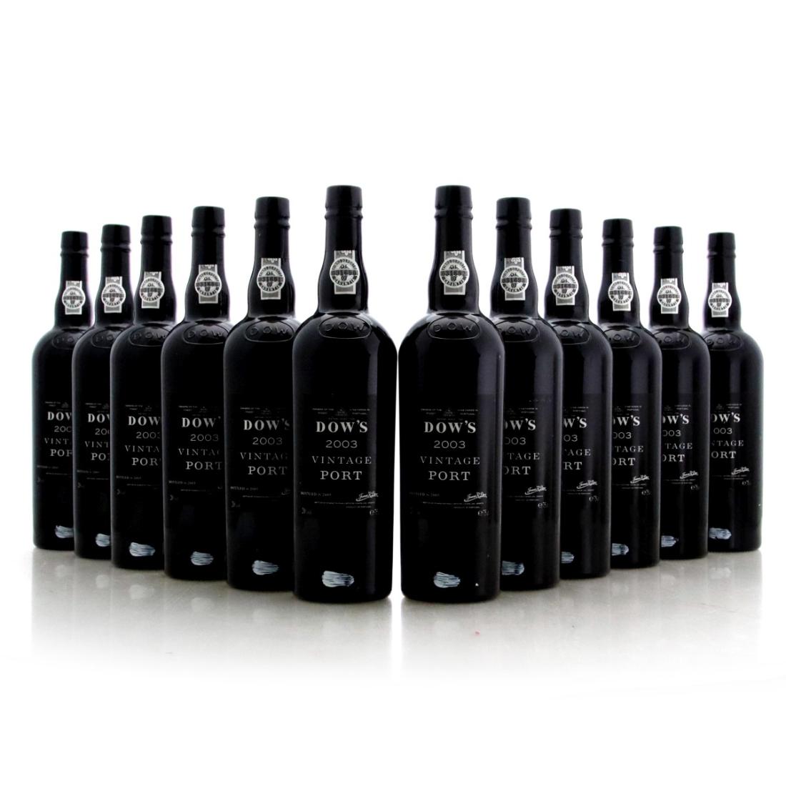 Image for Dow's 2003 Vintage Port x 12