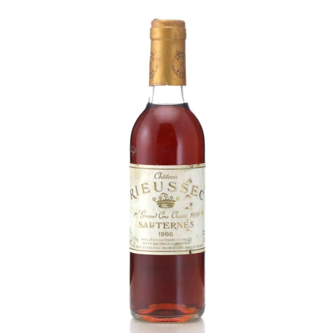 Image for Château Rieussec 1986 / Half Bottle