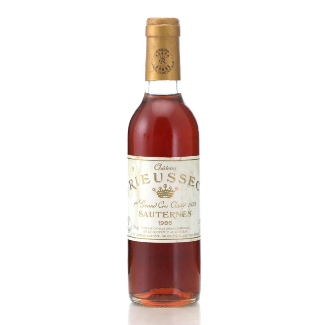 Image for Château Rieussec 1986 / Half Bottle