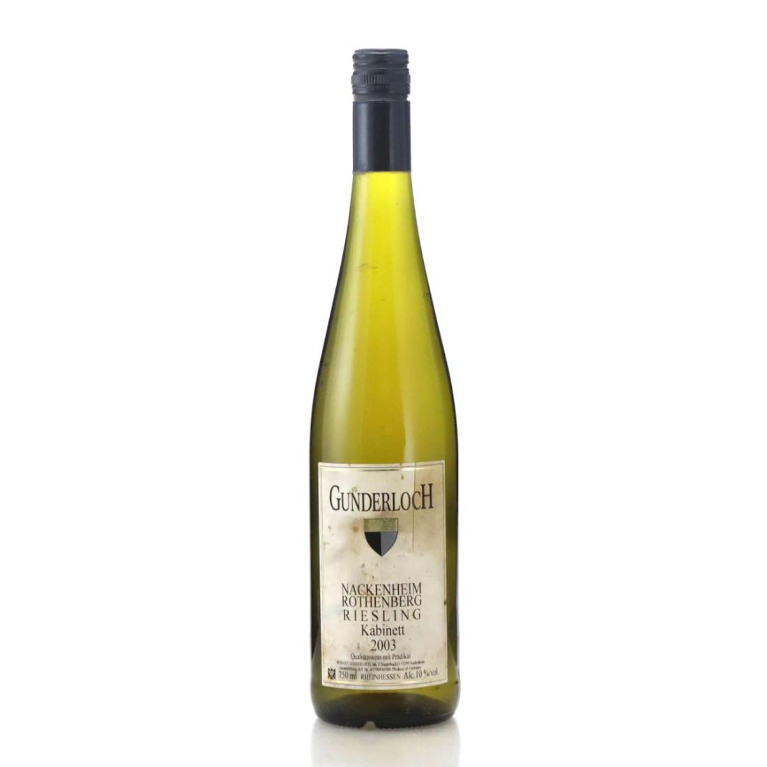 Image for Gunderloch Nackenheim Rothenberg Riesling Kabinett 2003