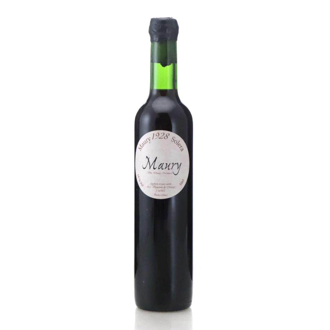 Image for Vignerons de Maury 1928 Solera #905 / Half-Litre