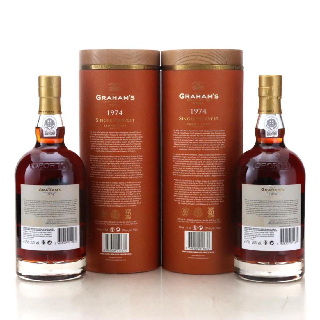 Image for Graham's 1974 Single Harvest Tawny Port x 2