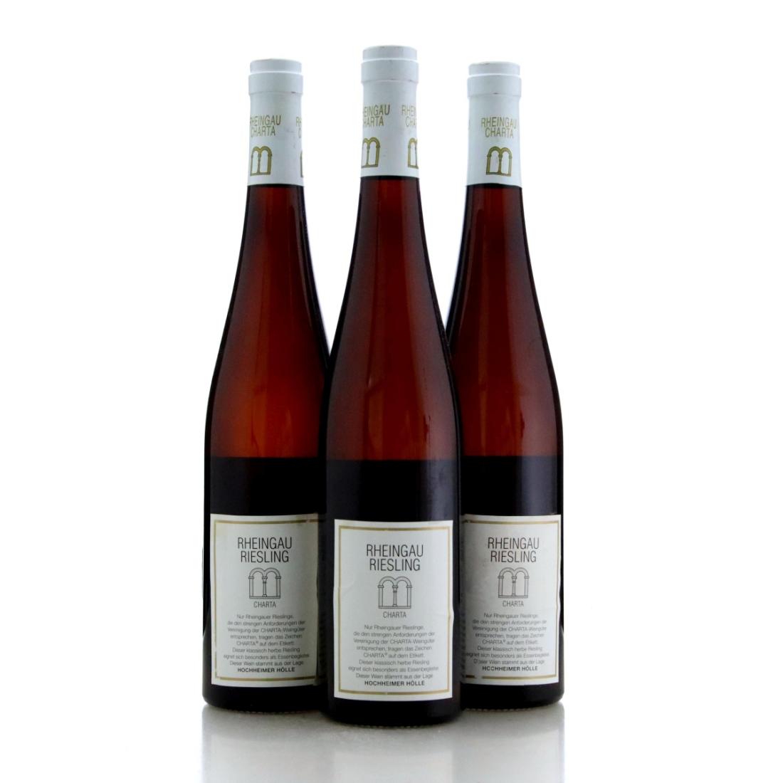 Image for Franz Kunstler Charta Hochheimer Riesling Spatlese 1992 x 3