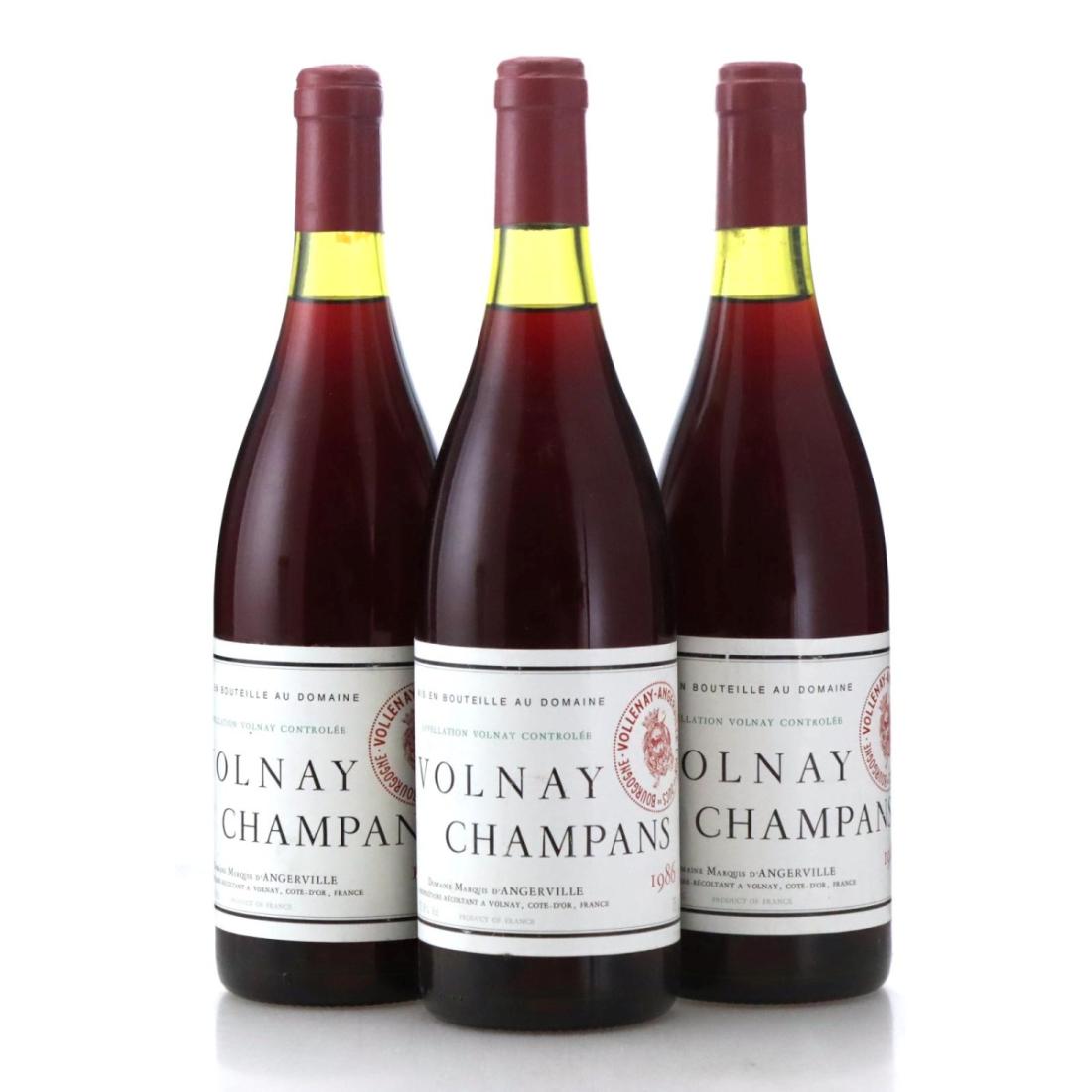 Image for Domaine Marquis d'Angerville Champans 1986 x 3
