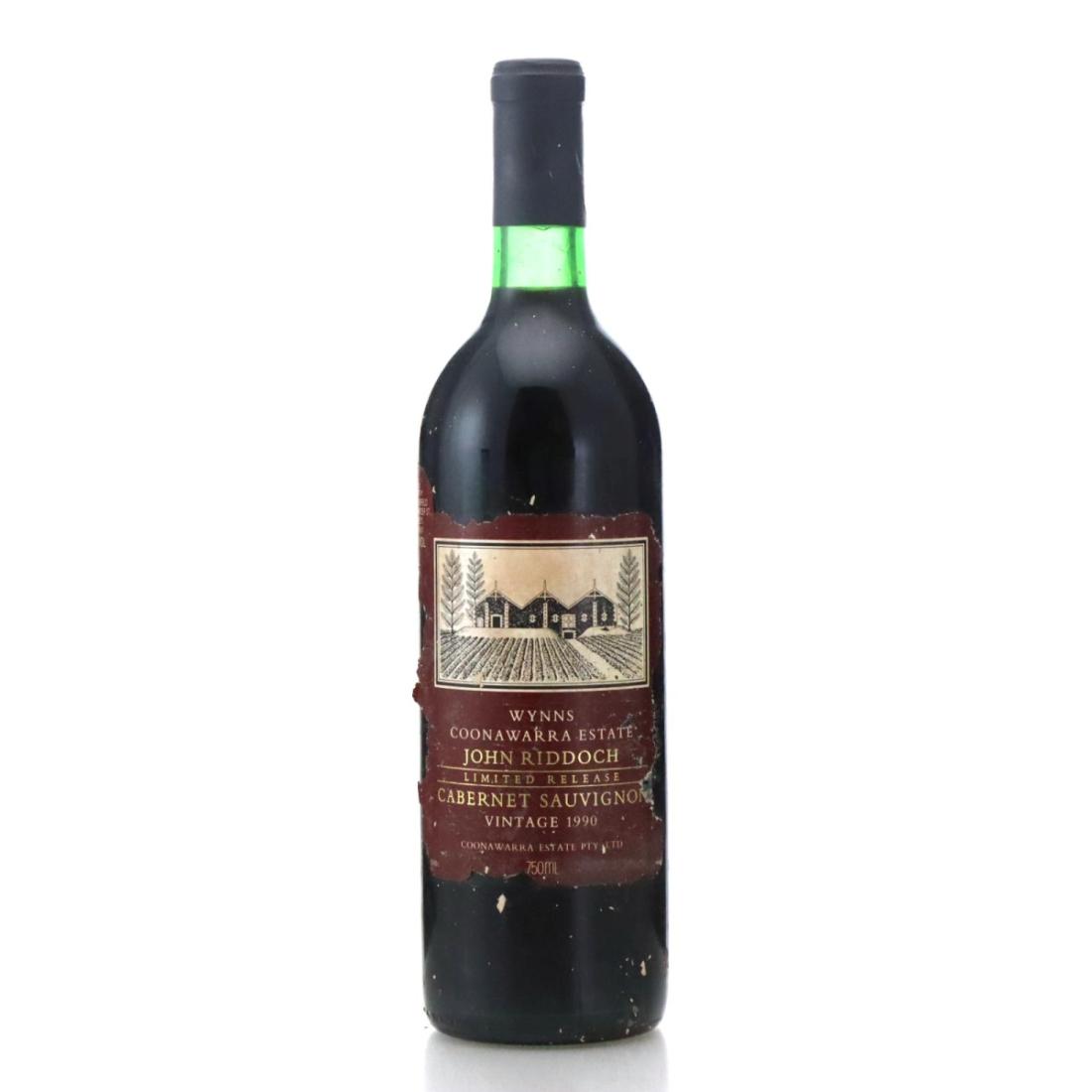 Image for Wynns John Riddoch Cabernet Sauvignon 1990