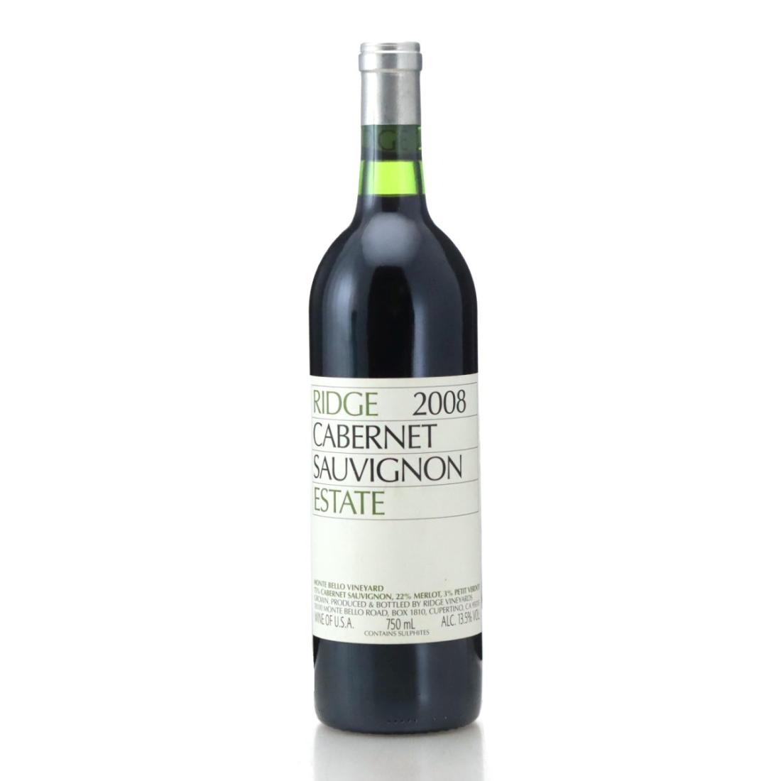Image for Ridge Estate Cabernet Sauvignon 2008