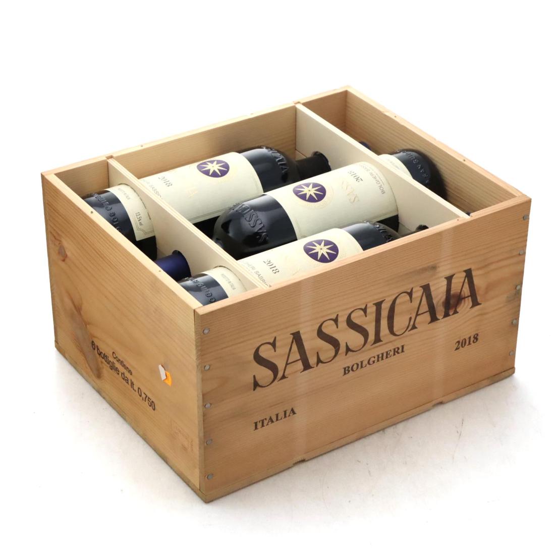 Image for Tenuta San Guido Sassicaia 2018 x 6