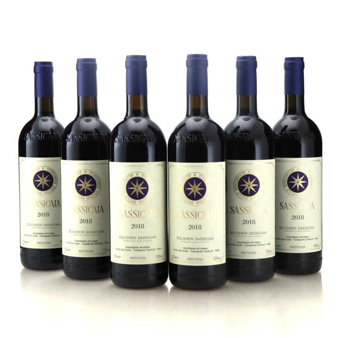 Image for Tenuta San Guido Sassicaia 2018 x 6