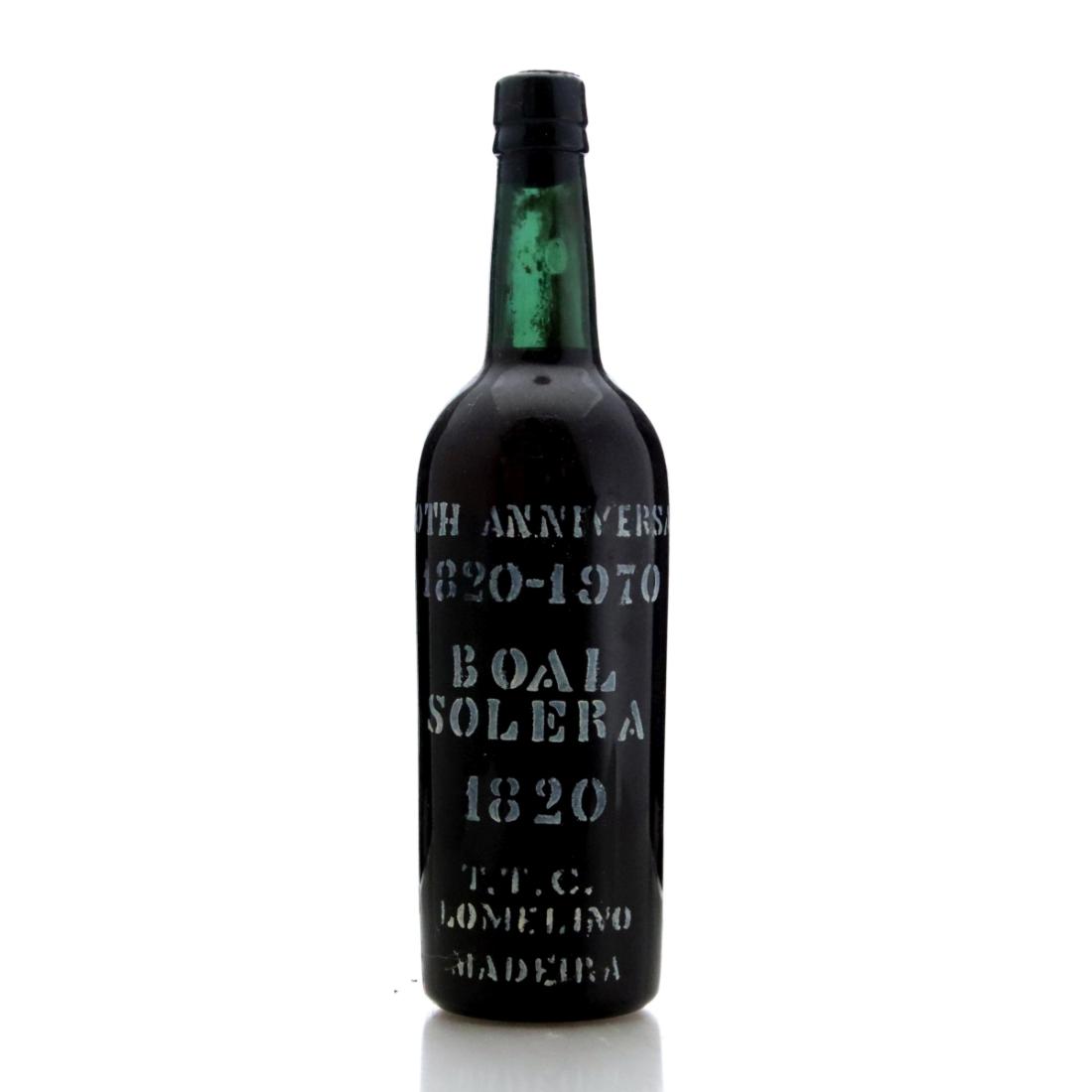 Image for Tarquinio T. da Camara Lomelino Boal Solera 1820 Madeira / 150th Anniversary