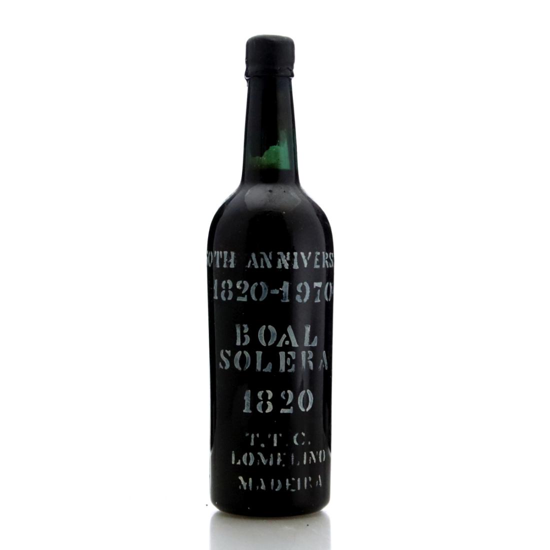 Image for Tarquinio T. da Camara Lomelino Boal Solera 1820 Madeira / 150th Anniversary