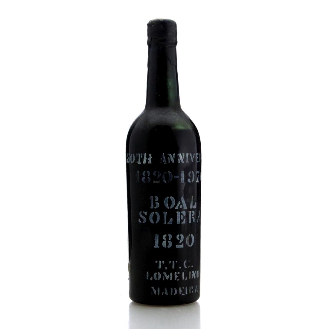 Image for Tarquinio T. da Camara Lomelino Boal Solera 1820 Madeira / 150th Anniversary