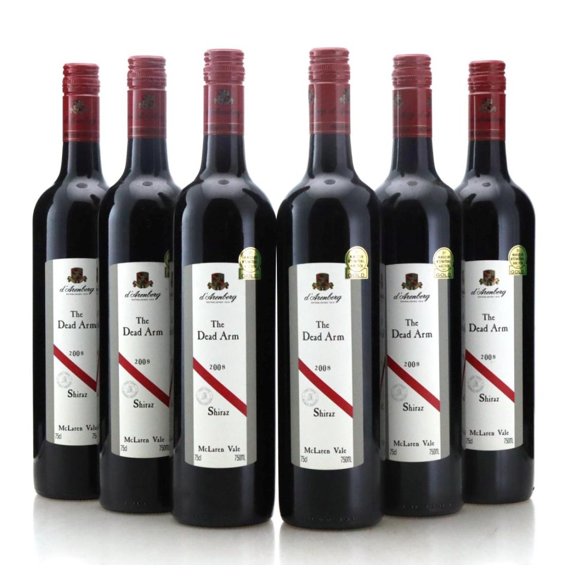 Image for d'Arenberg Dead Arm Shiraz 2008 x 6
