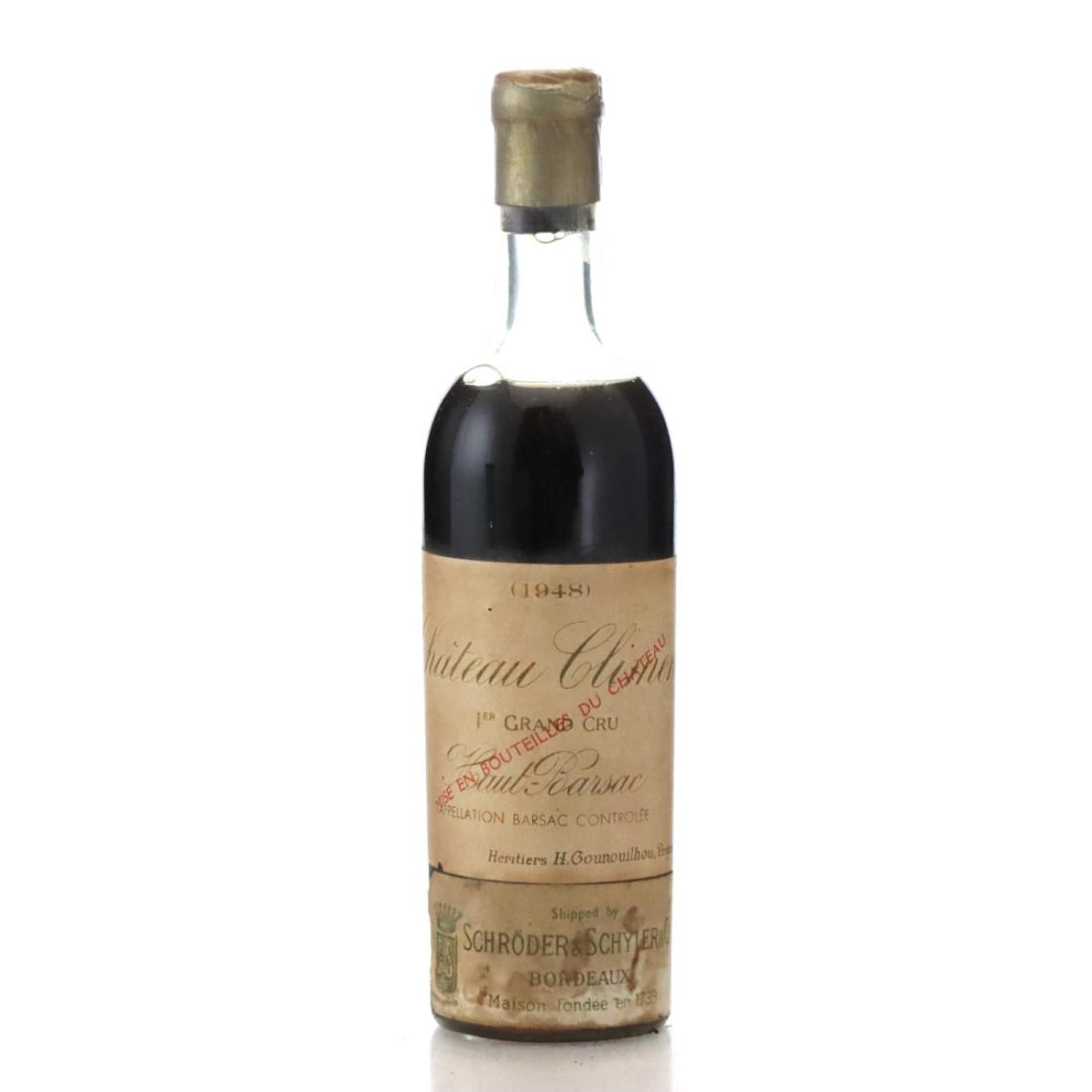 Image for Château Climens 1948 / Half Bottle