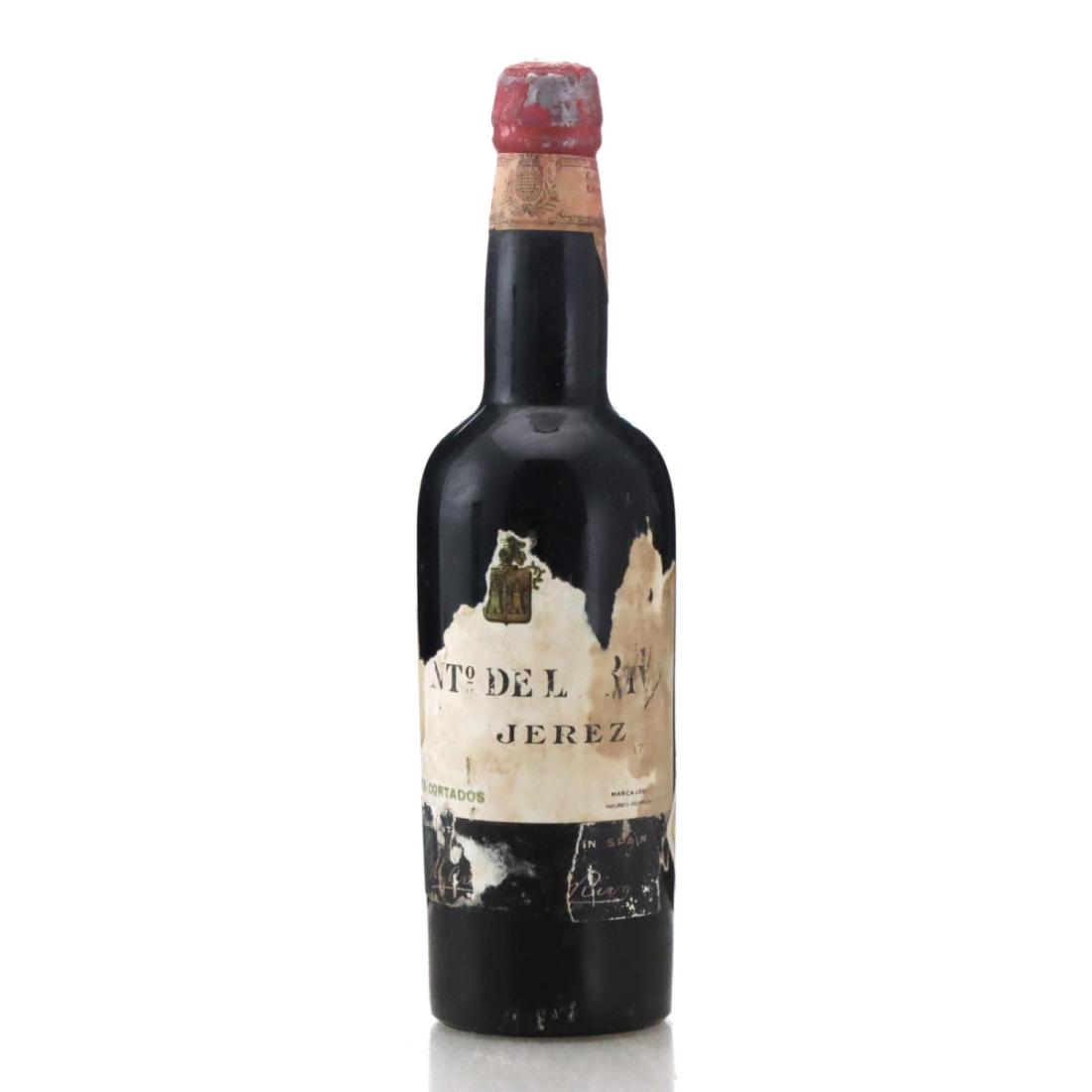 Image for M. Ant. de la Riva Tres Cortados Sherry circa 1940s / Half Bottle