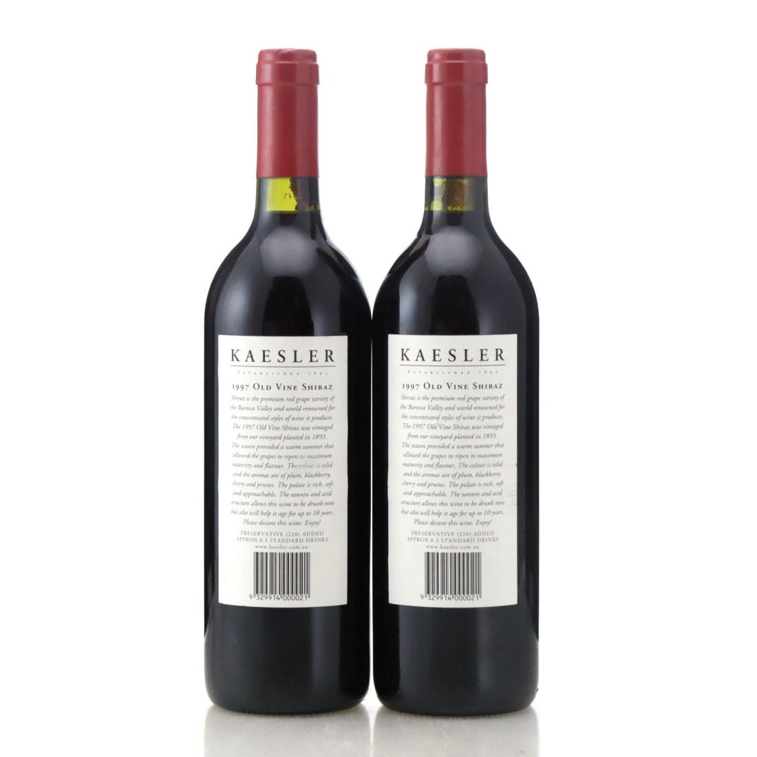 Image for Kaesler Old Vine Shiraz 1997 x 2