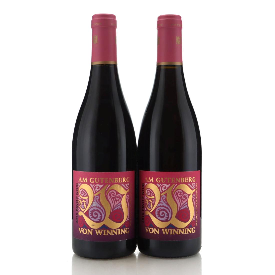 Image for Weingut von Winning 'Am Gutenberg' Pinot Noir 2018 x 2