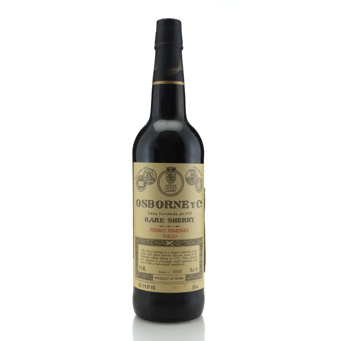 Osborne Pedro Ximenez Viejo Rare Sherry