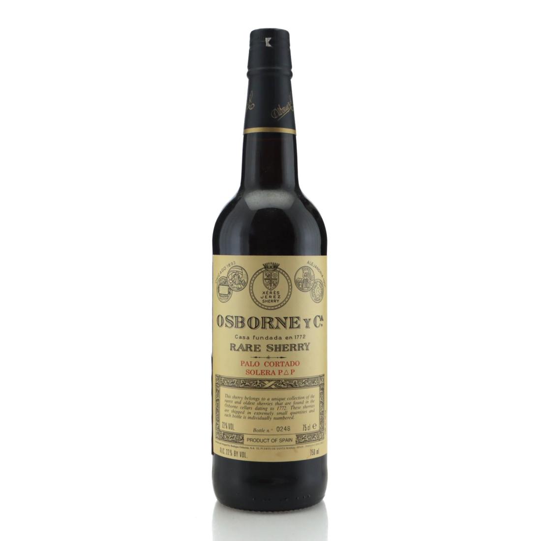  Osborne Palo Cortado Solera PΔP Rare Sherry