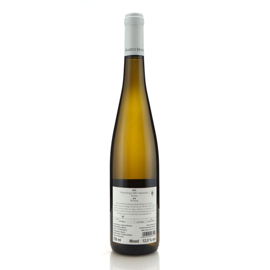 Image for Markus Molitor Brauneberger Juffer-Sonnenuhr Riesling Auslese ** 2019