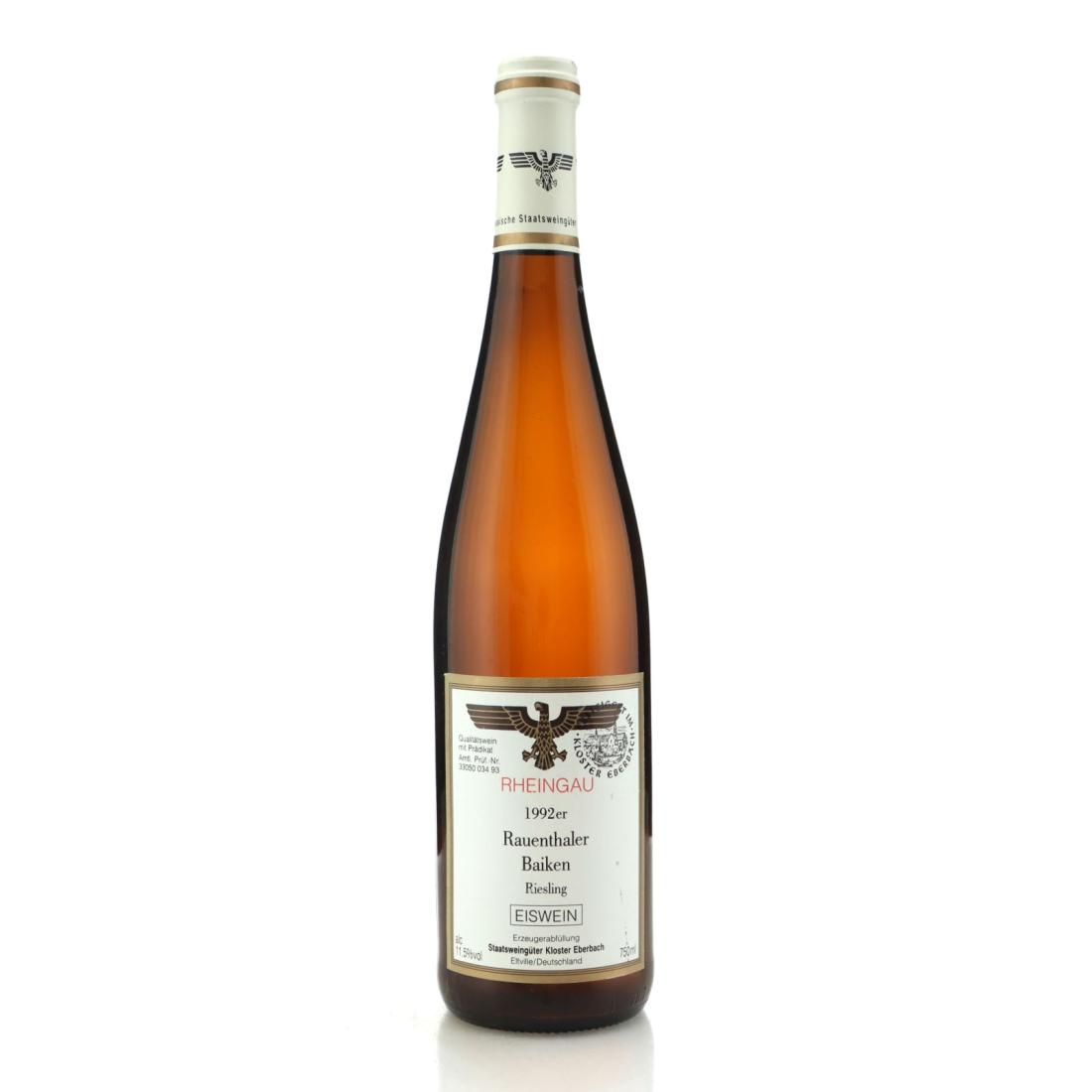Image for Kloster Eberbach Rauenthaler Baiken Riesling Eiswein 1992