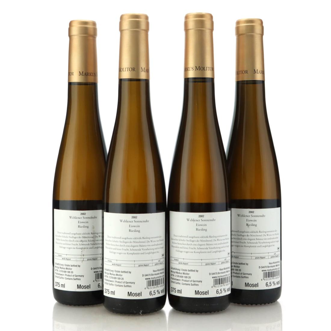 Image for Markus Molitor Wehlener Sonnenuhr Riesling Eiswein 2002 x 4