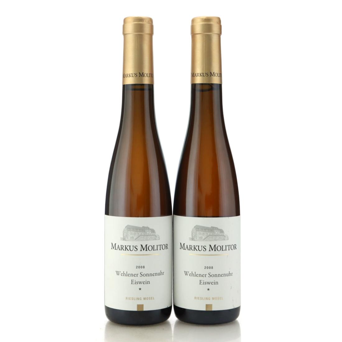 Image for Markus Molitor Wehlener Sonnenuhr Riesling Eiswein * 2008 x 2