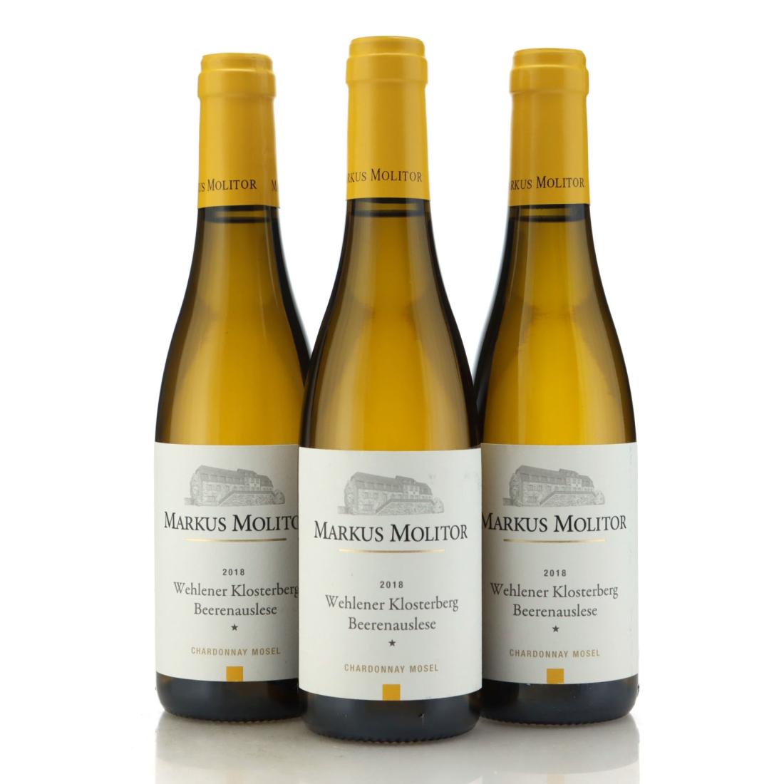 Image for Markus Molitor Wehlener Klosterberg Chardonnay Beerenauslese * 2018 x 3