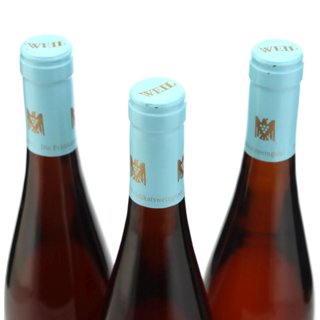 Image for Weingut Robert Weil Kiedrich Gräfenberg Riesling Eiswein 2002 x 3