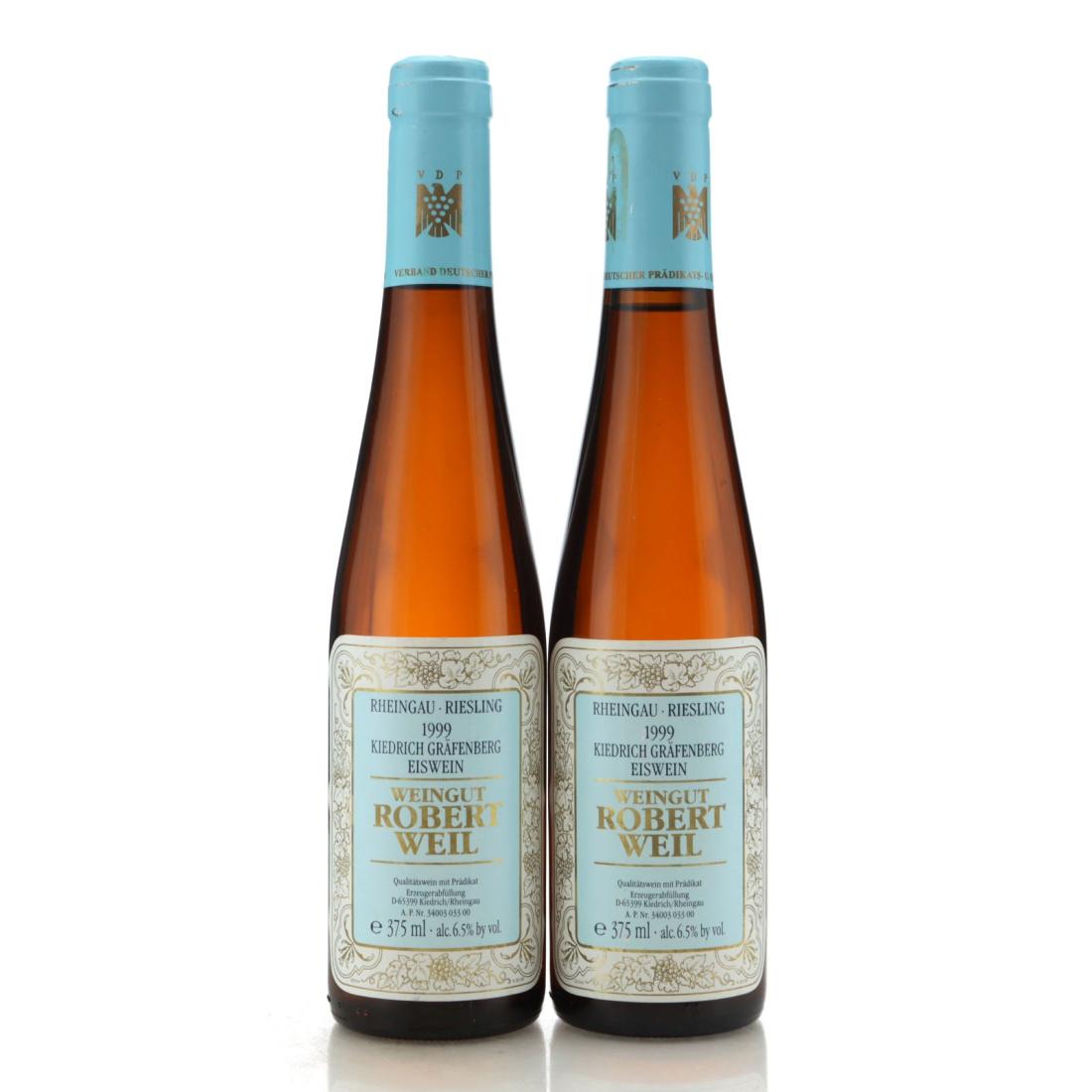 Image for Weingut Robert Weil Kiedrich Gräfenberg Riesling Eiswein 1999 x 2