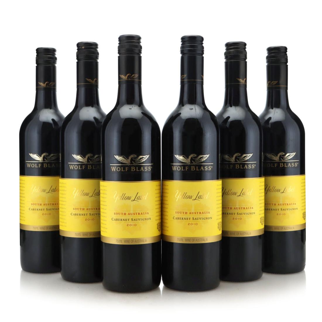 Image for Wolf Blass Yellow Label Cabernet Sauvignon 2010 x 6