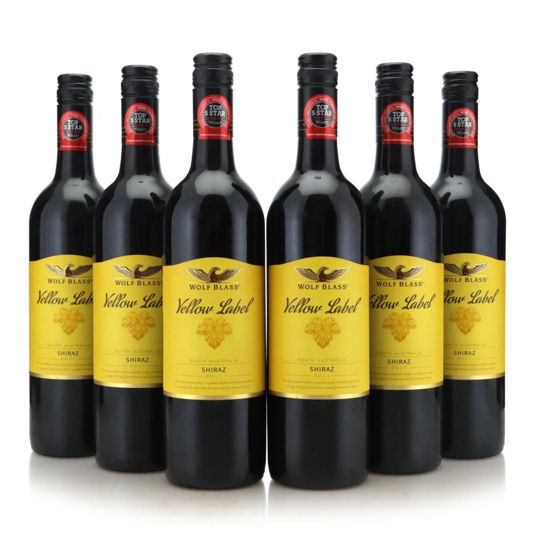 Image for Wolf Blass Yellow Label Shiraz 2011 x 6