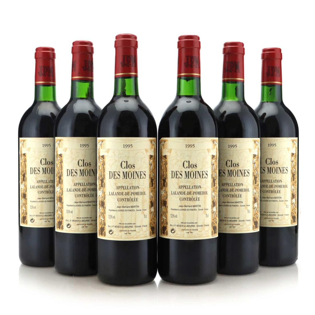 Image for Clos des Moines 1995 x 6