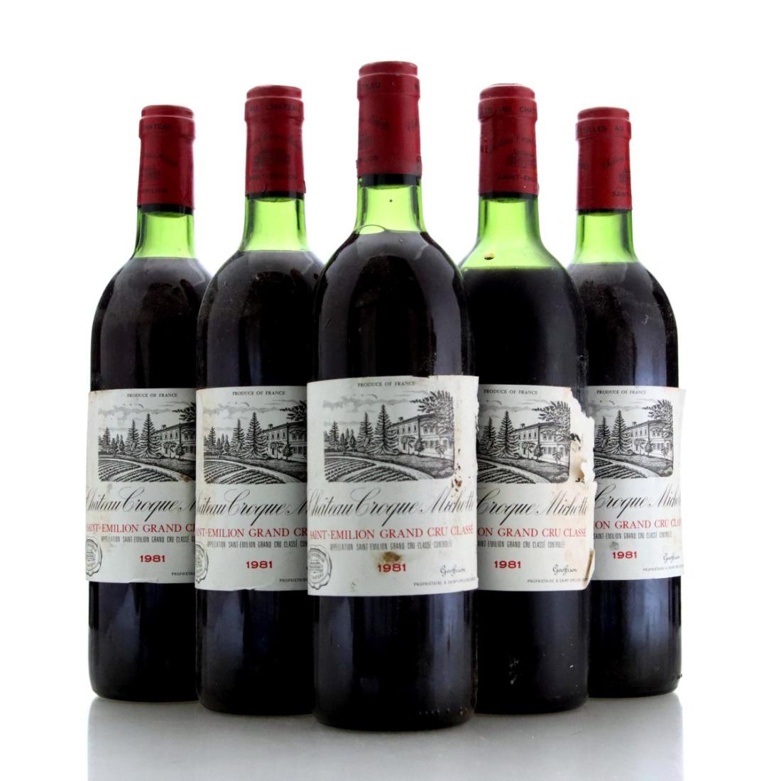 Image for Château Croque Michotte 1981 x 5