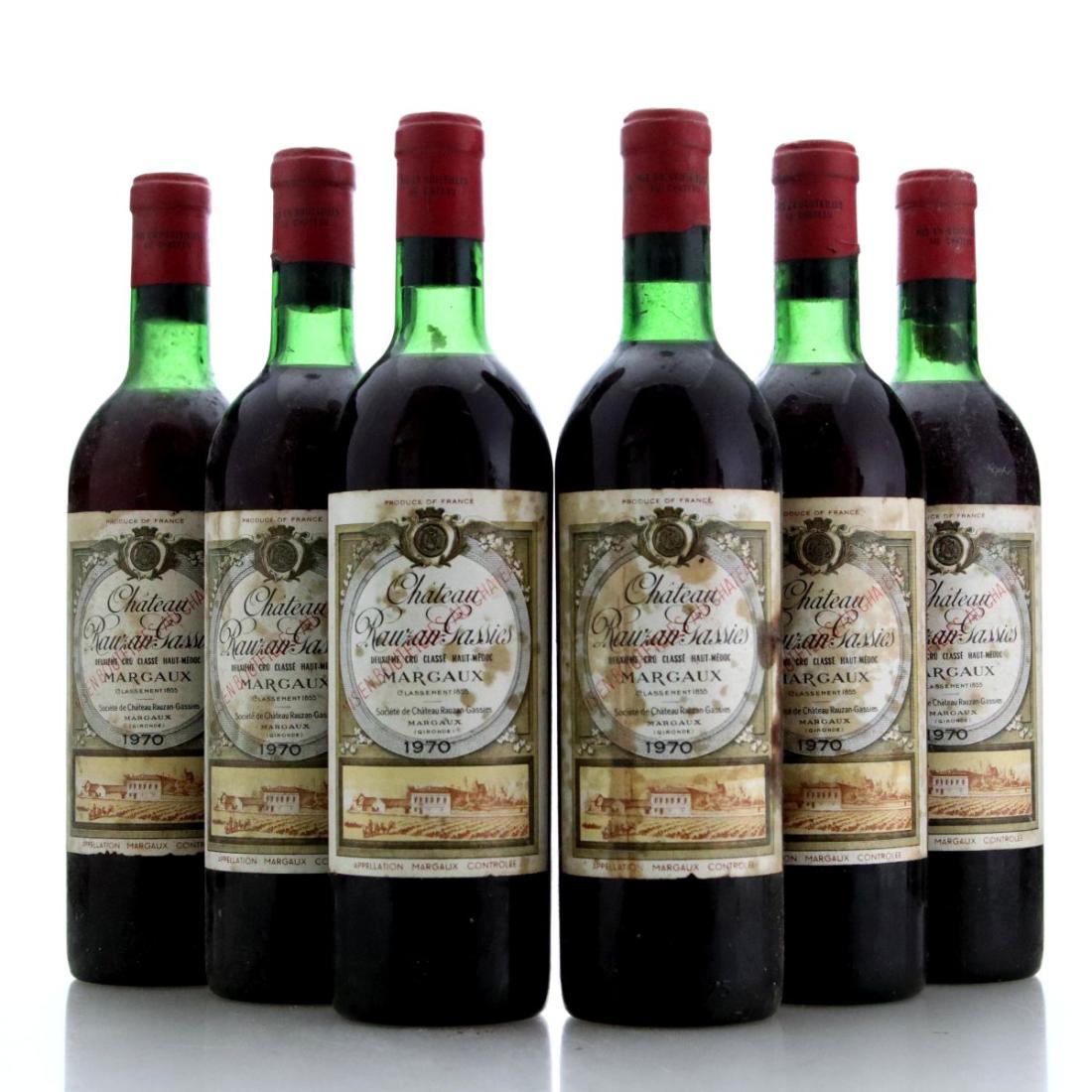 Image for Château Rauzan-Gassies 1970 x 6