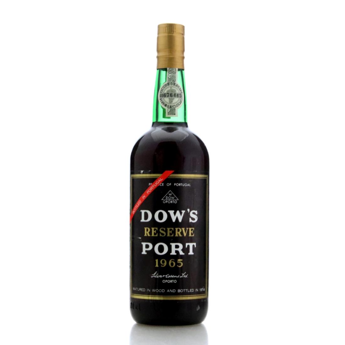 Image for Dow's 1965 Reserve Port / bottled 1974