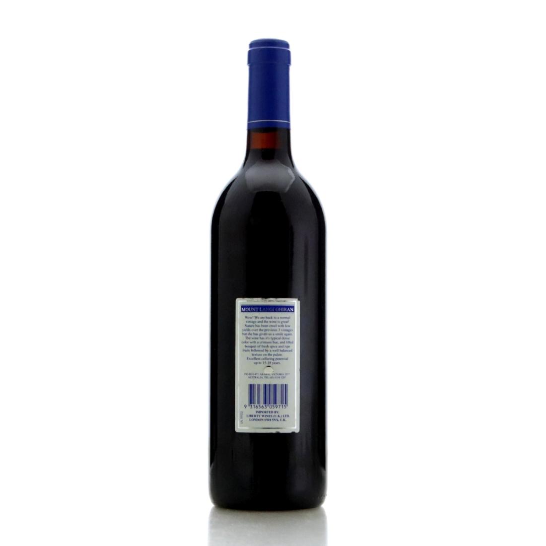 Image for Mount Langi Ghiran Shiraz 1997