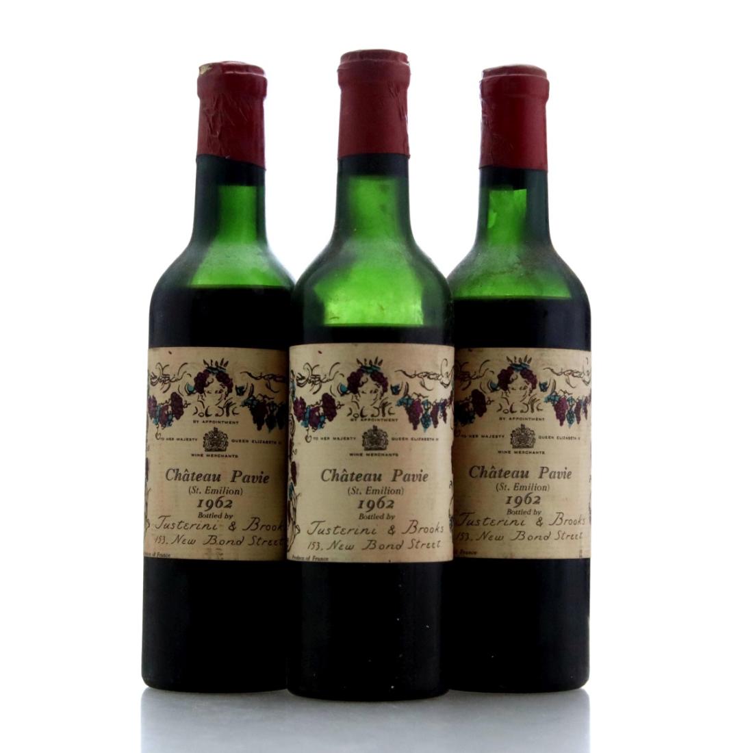 Image for Château Pavie 1962 x 3 / Half Bottle