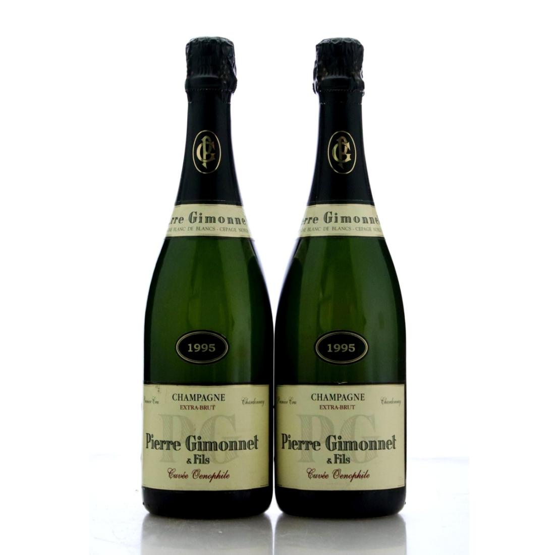 Image for Pierre Gimonnet Blanc-de-Blancs Extra-Brut Cuvée Oenophile 1995 Vintage Champagne x 2