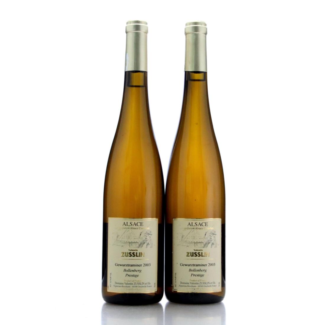Image for Domaine Valentin Zusslin  Bollenberg Prestige Gewürztraminer 2003 x 2