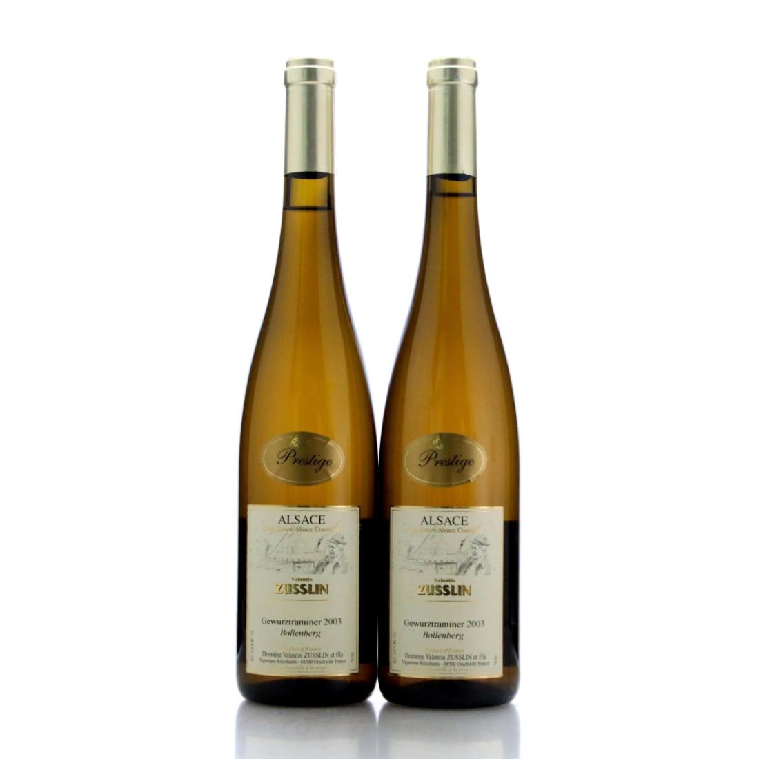 Image for Domaine Valentin Zusslin  Bollenberg Gewürztraminer 2003 x 2
