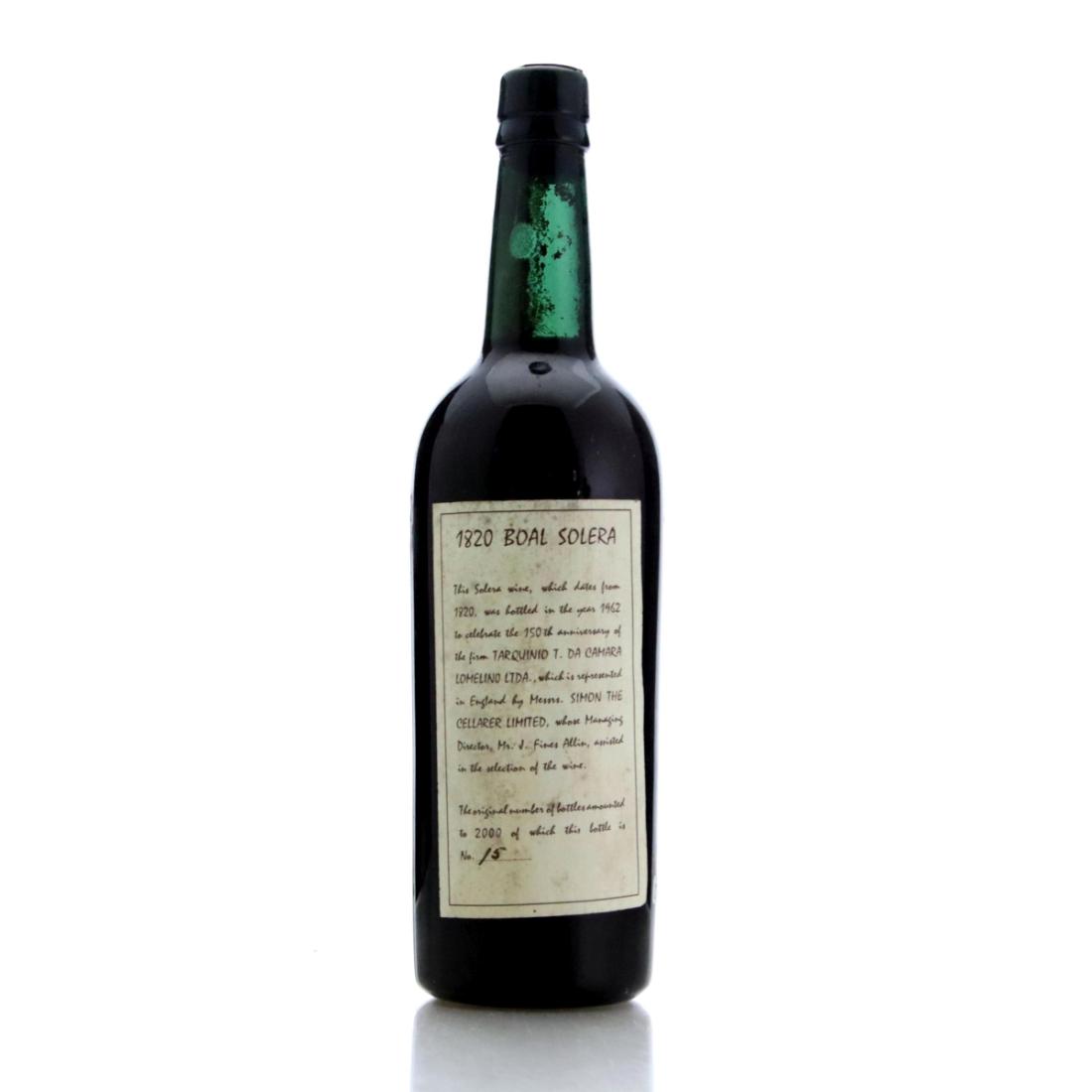 Image for Tarquinio T. da Camara Lomelino Boal Solera 1820 Madeira / 150th Anniversary