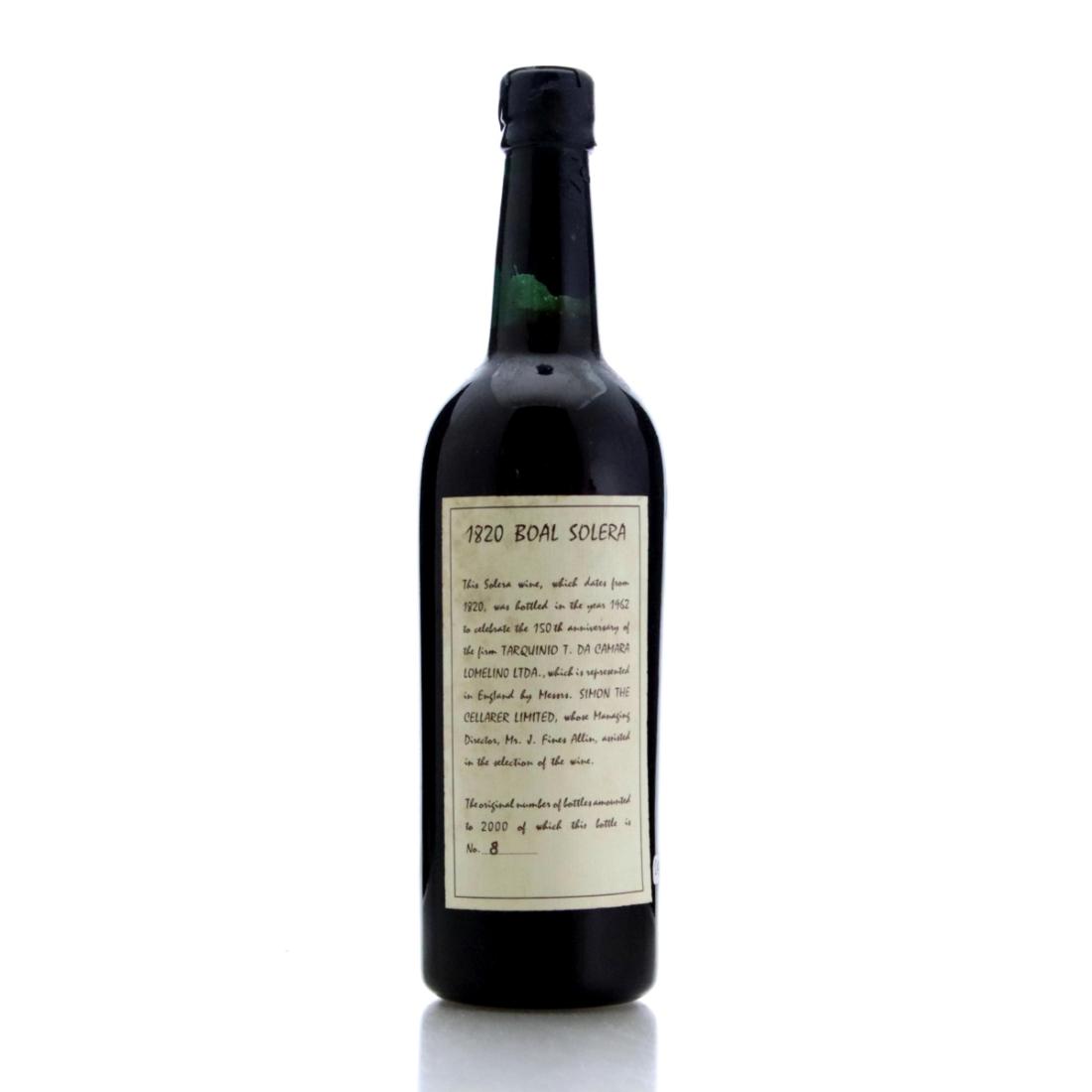 Image for Tarquinio T. da Camara Lomelino Boal Solera 1820 Madeira / 150th Anniversary