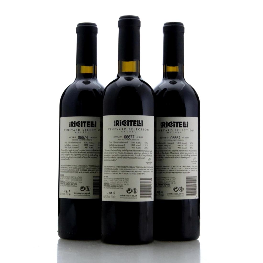 Image for Matias Riccitelli Vineyard Selection Malbec 2014 x 3