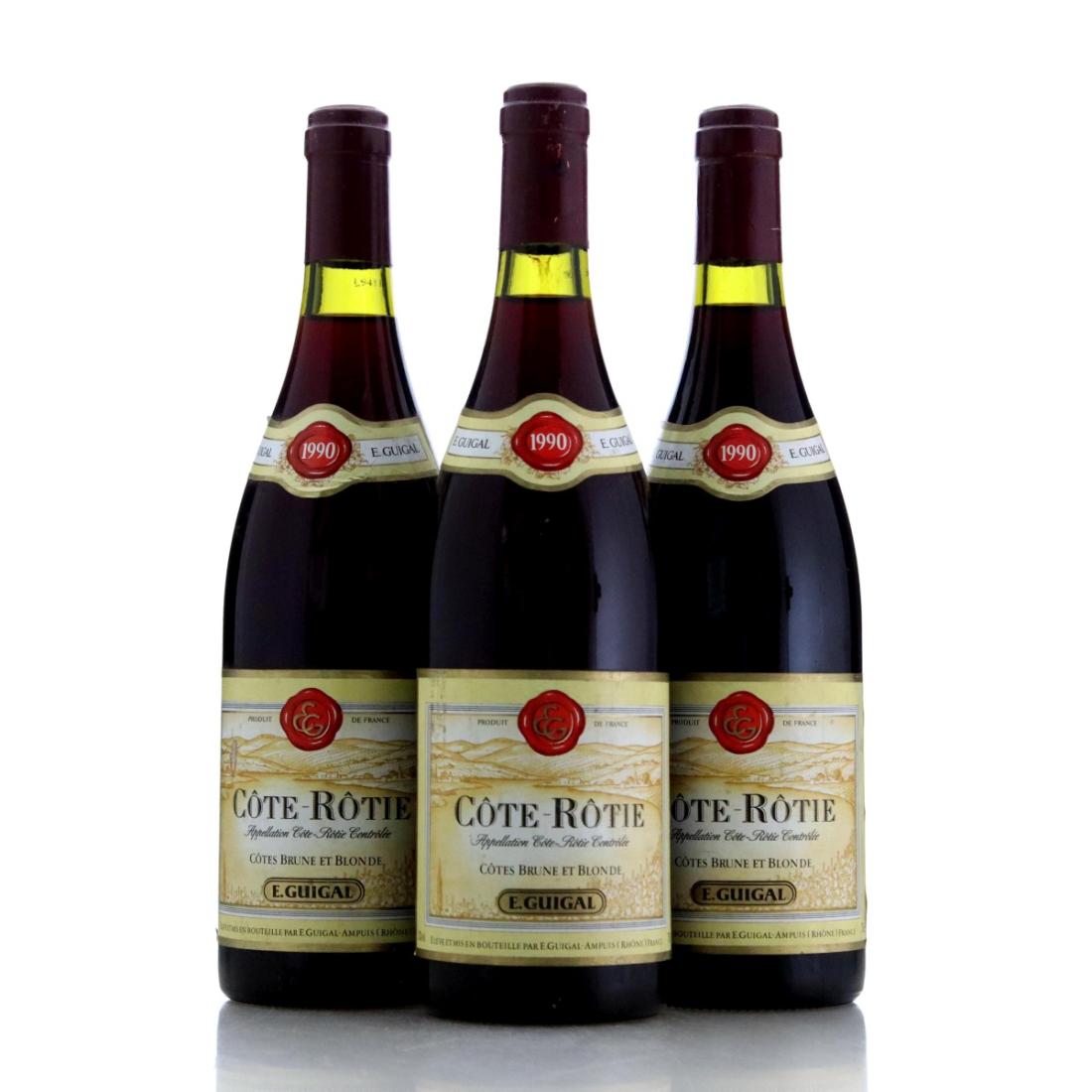 Image for E.Guigal Côte Brune & Blonde 1990 x 3