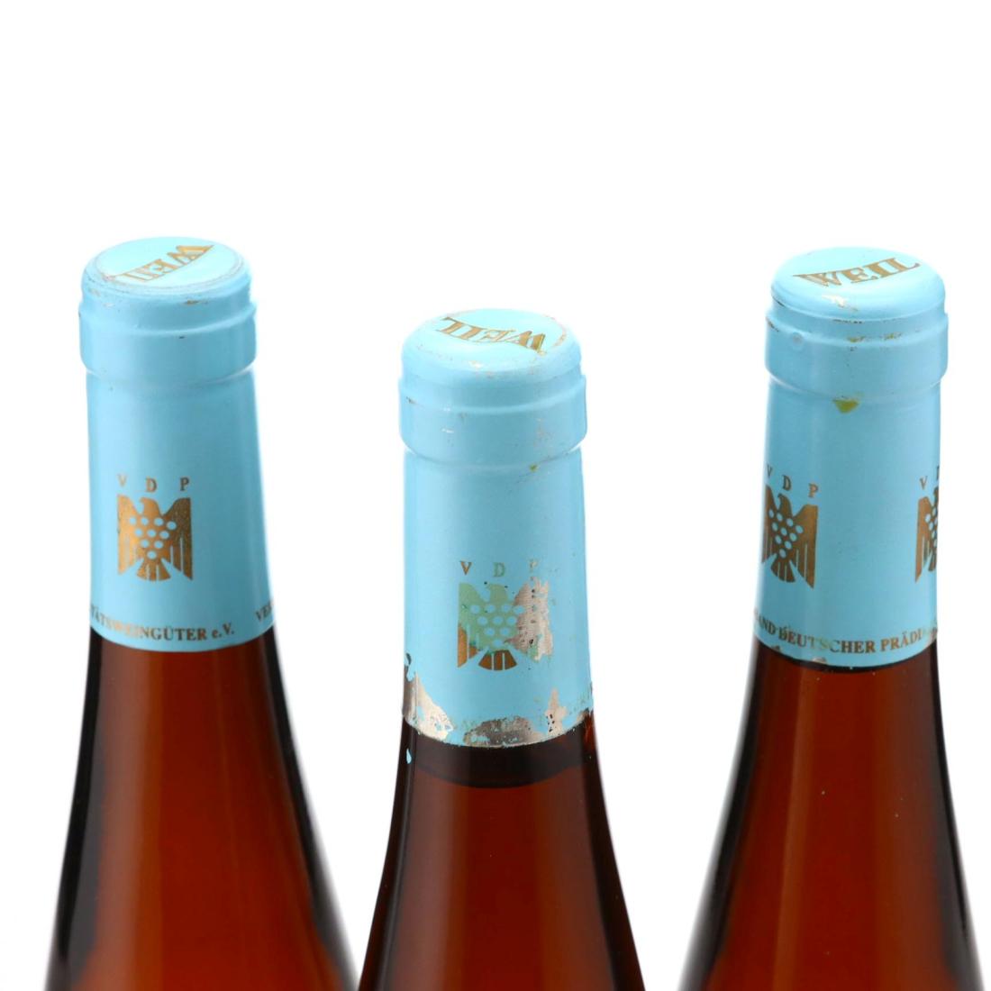 Image for Weingut Robert Weil Kiedrich Gräfenberg Riesling Eiswein 1999 x 3
