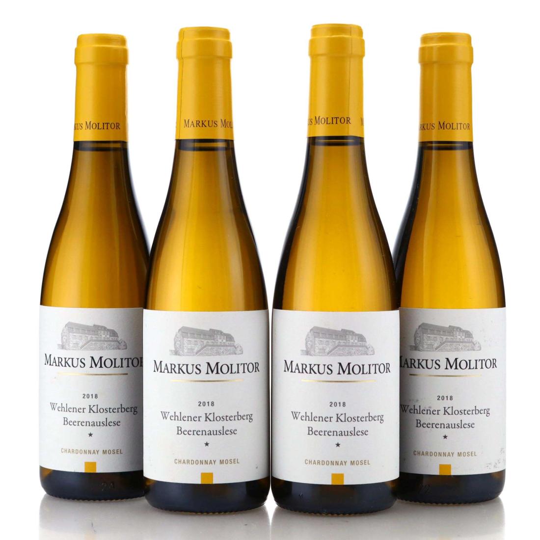 Image for Markus Molitor Wehlener Klosterberg Chardonnay Beerenauslese * 2018 x 4 / Half Bottle