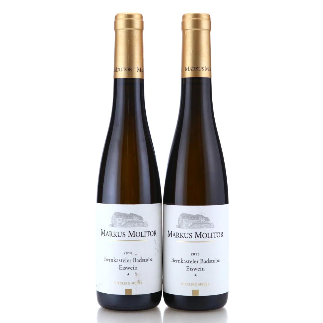 Image for Markus Molitor Bernkasteler Badstube Riesling Eiswein * 2010 x 2 / Half Bottle
