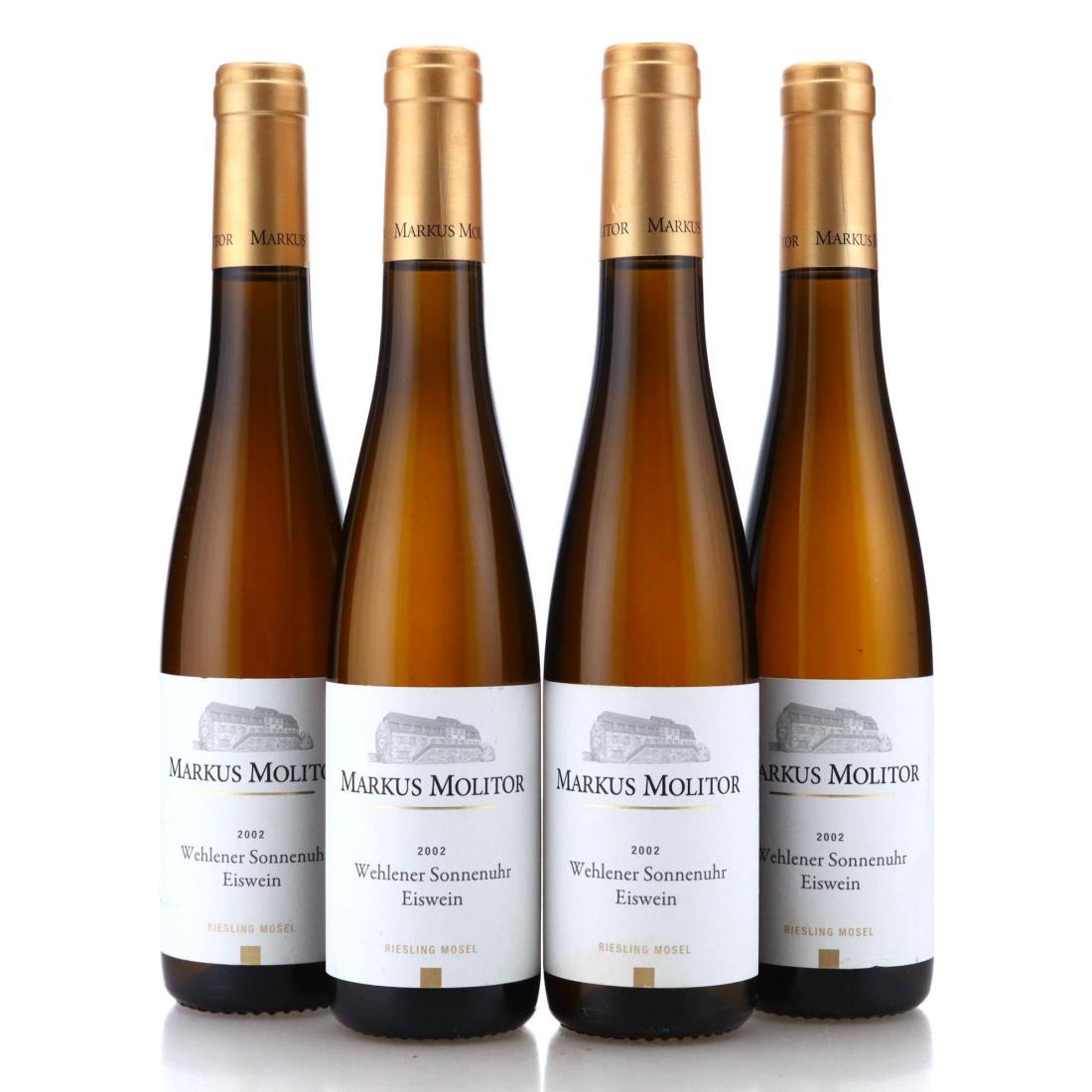 Image for Markus Molitor Wehlener Sonnenuhr Riesling Eiswein 2002 x 4 / Half Bottle