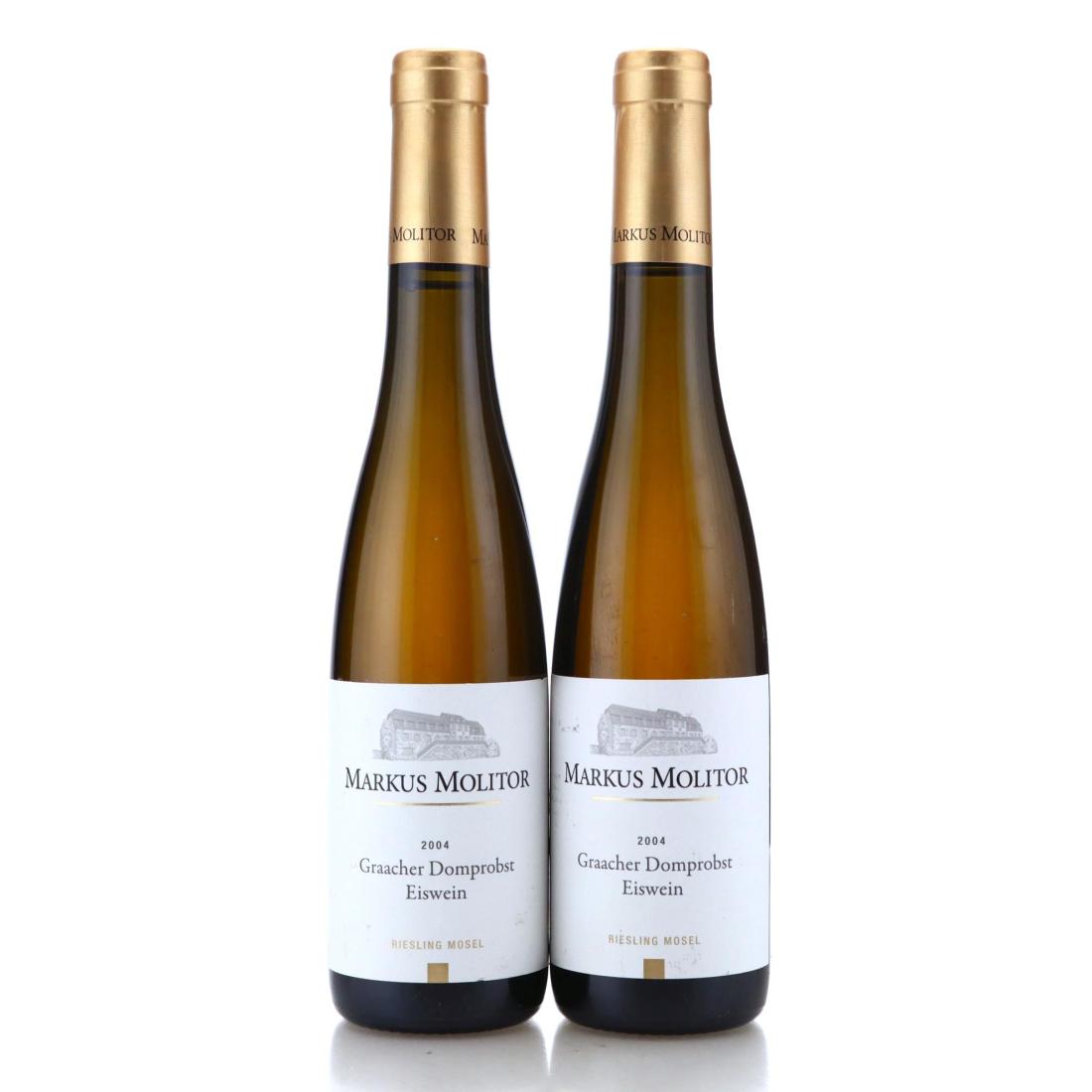 Image for Markus Molitor Graacher Domprobst Riesling Eiswein 2004 x 2 / Half Bottle